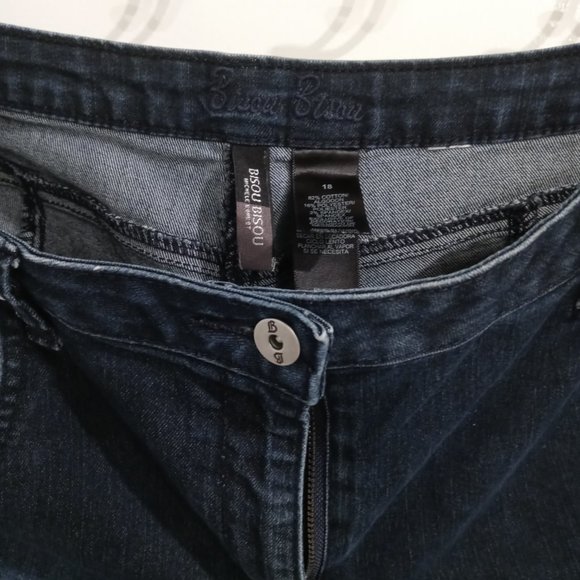 Bisou Bisou dark blue jeans - Picture 3 of 5